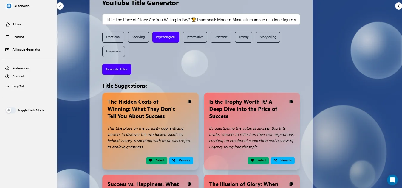 AI Viral Titles
